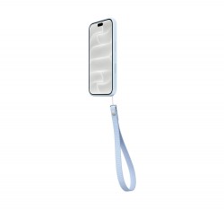 iPhone_18_Pro_Silver_Crisp_Blue_Silicone_Case_with_MagSafe_Crisp_Blue_Wrist_Strap_34FR_Screen__USEN